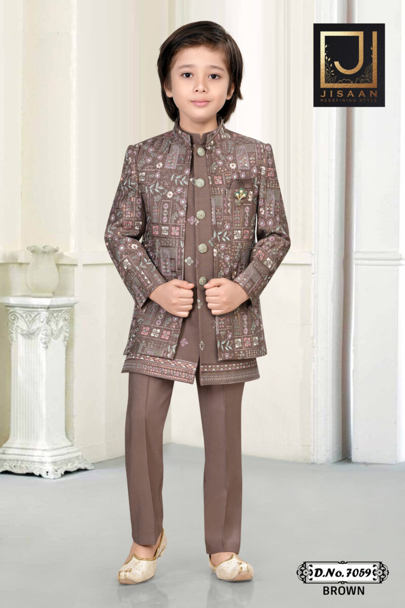 Buy Boys' Indo Western Coat Suits in Indore – Wedding & Party Sets